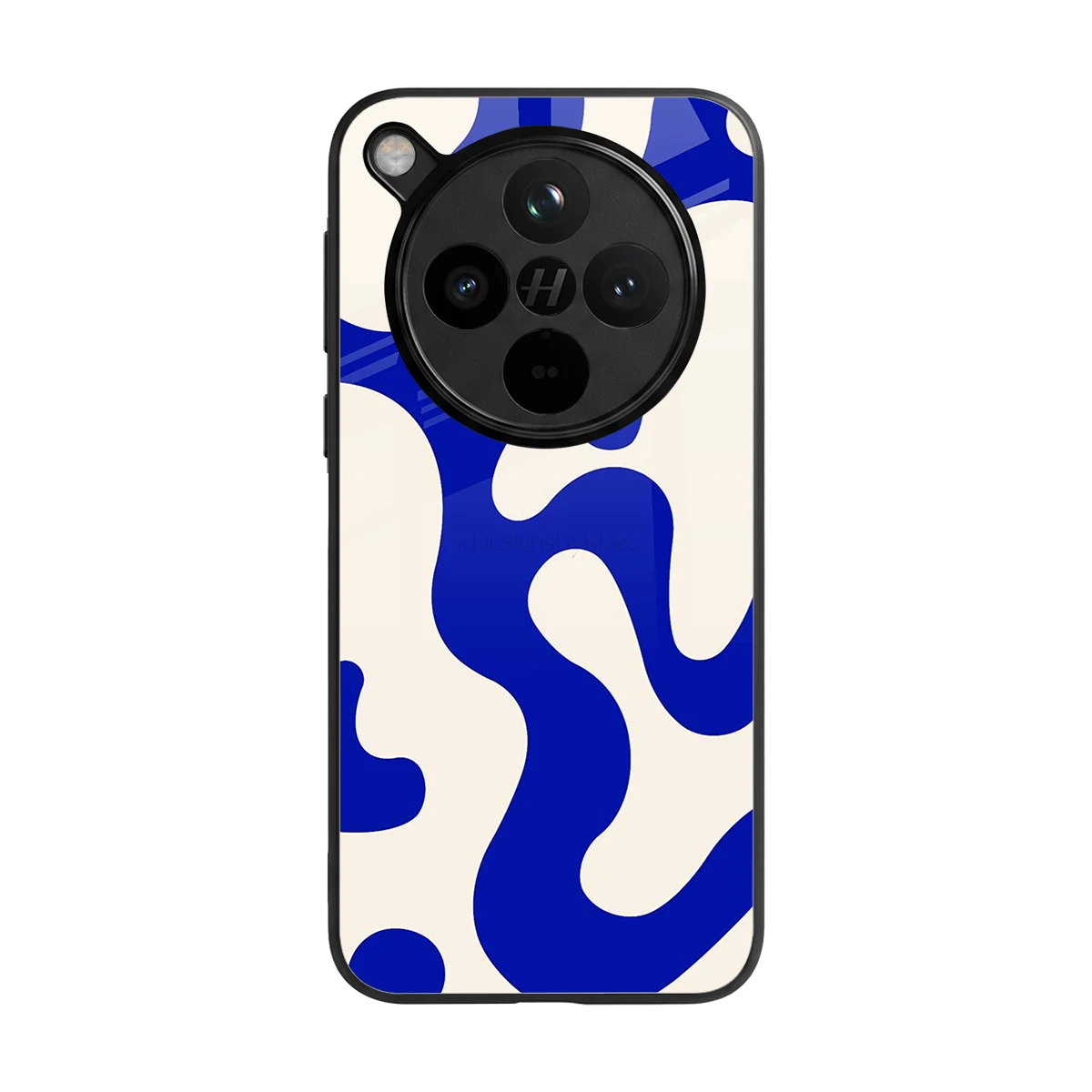 Blue Drift back phone cover | glass case for oppo find x8