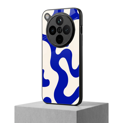Blue Drift oppo find x8 mobile cover | shockproof glass phone case