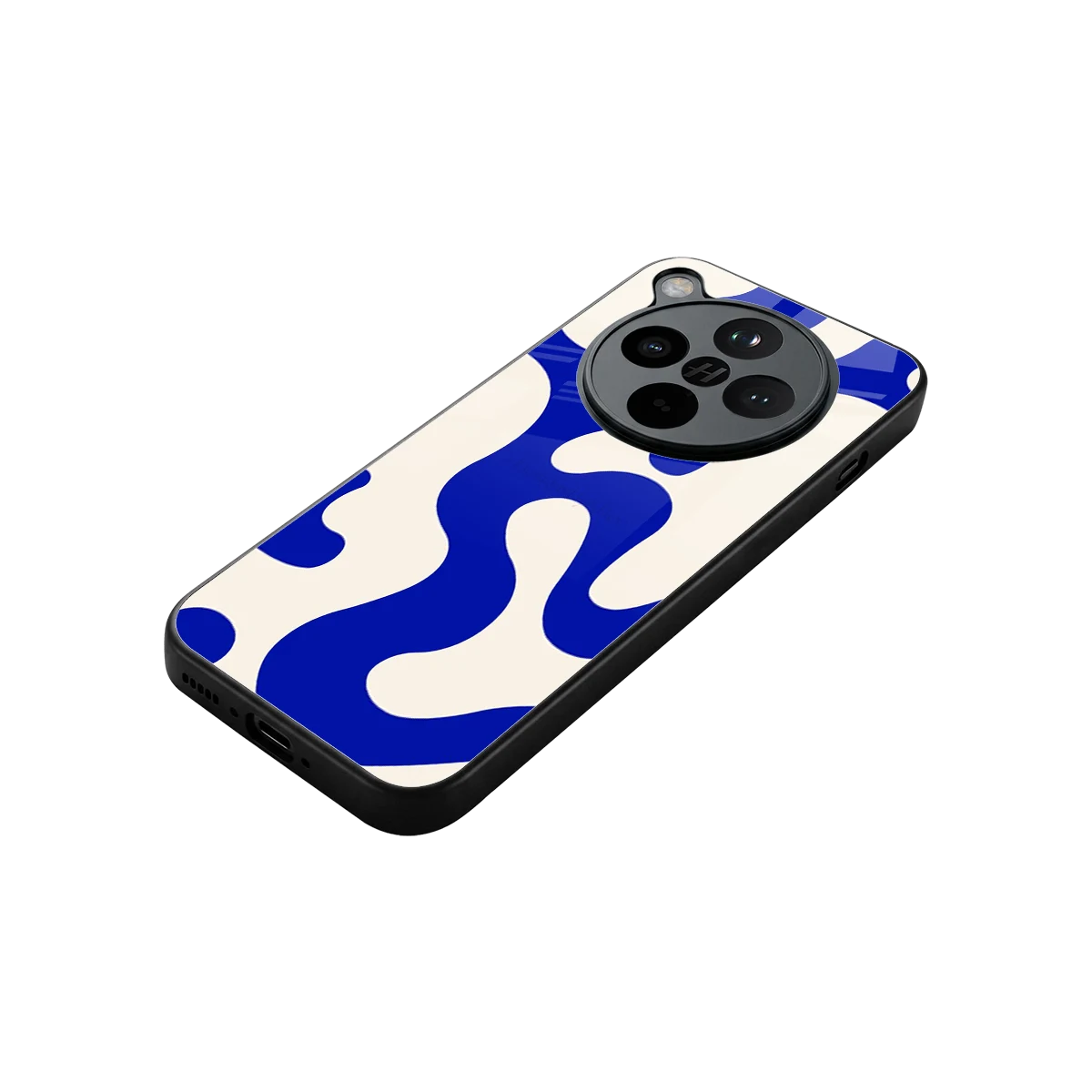 Blue Drift stylish phone case for oppo find x8 | glossy glass and slim fit