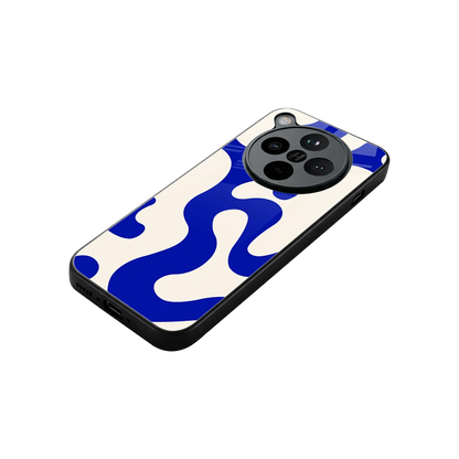 Blue Drift stylish phone case for oppo find x8 | glossy glass and slim fit