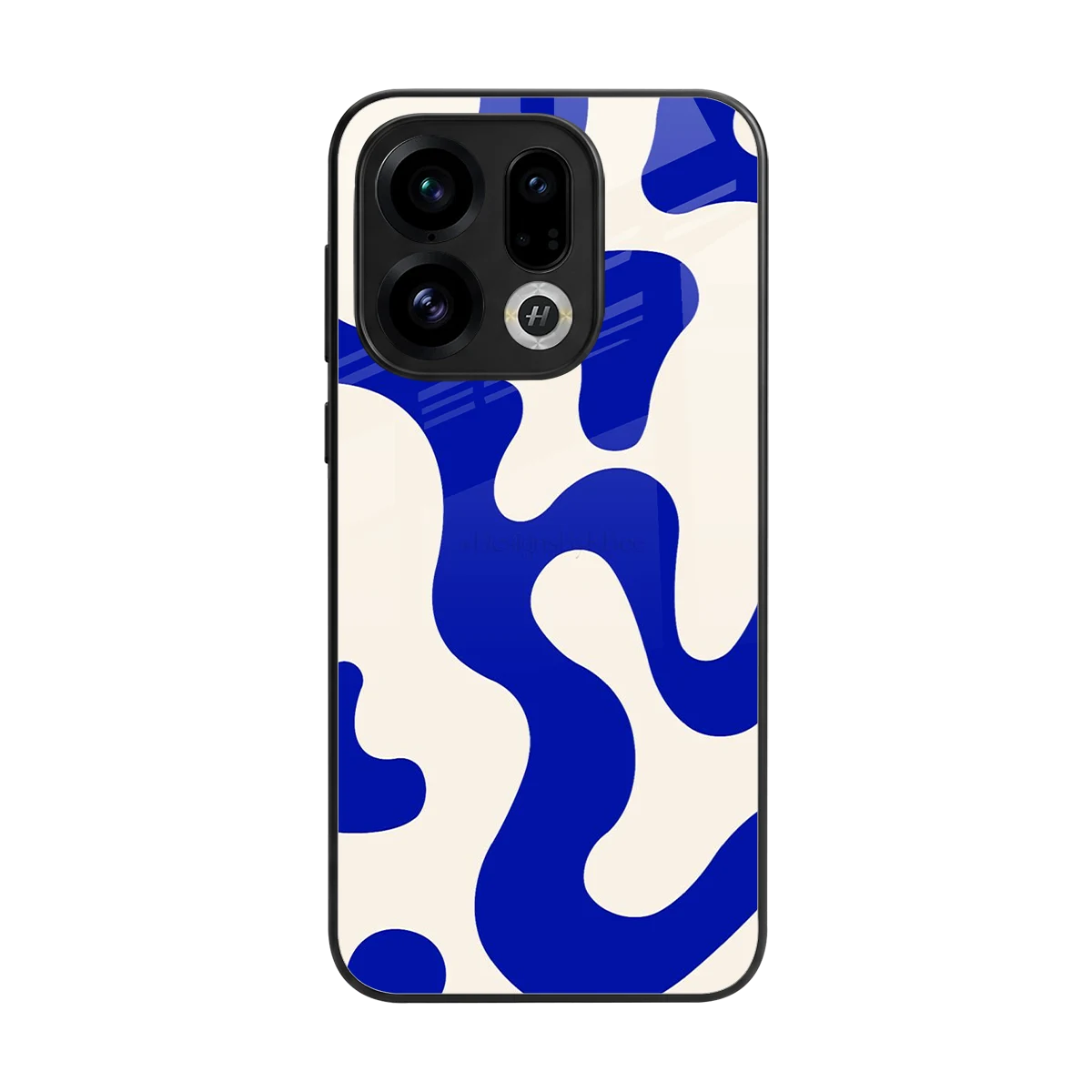 Blue Drift back phone cover | glass case for oppo find x9