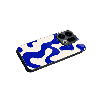 Blue Drift stylish phone case for oppo find x9 | glossy glass and slim fit