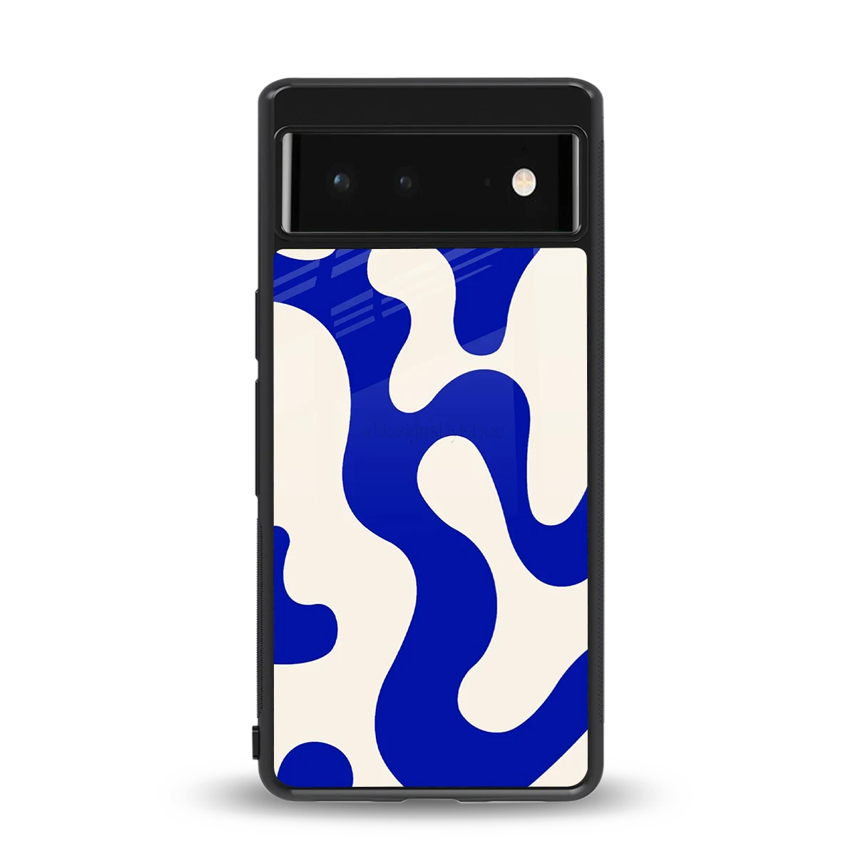 Blue Drift back phone cover | glass case for google pixel 6a