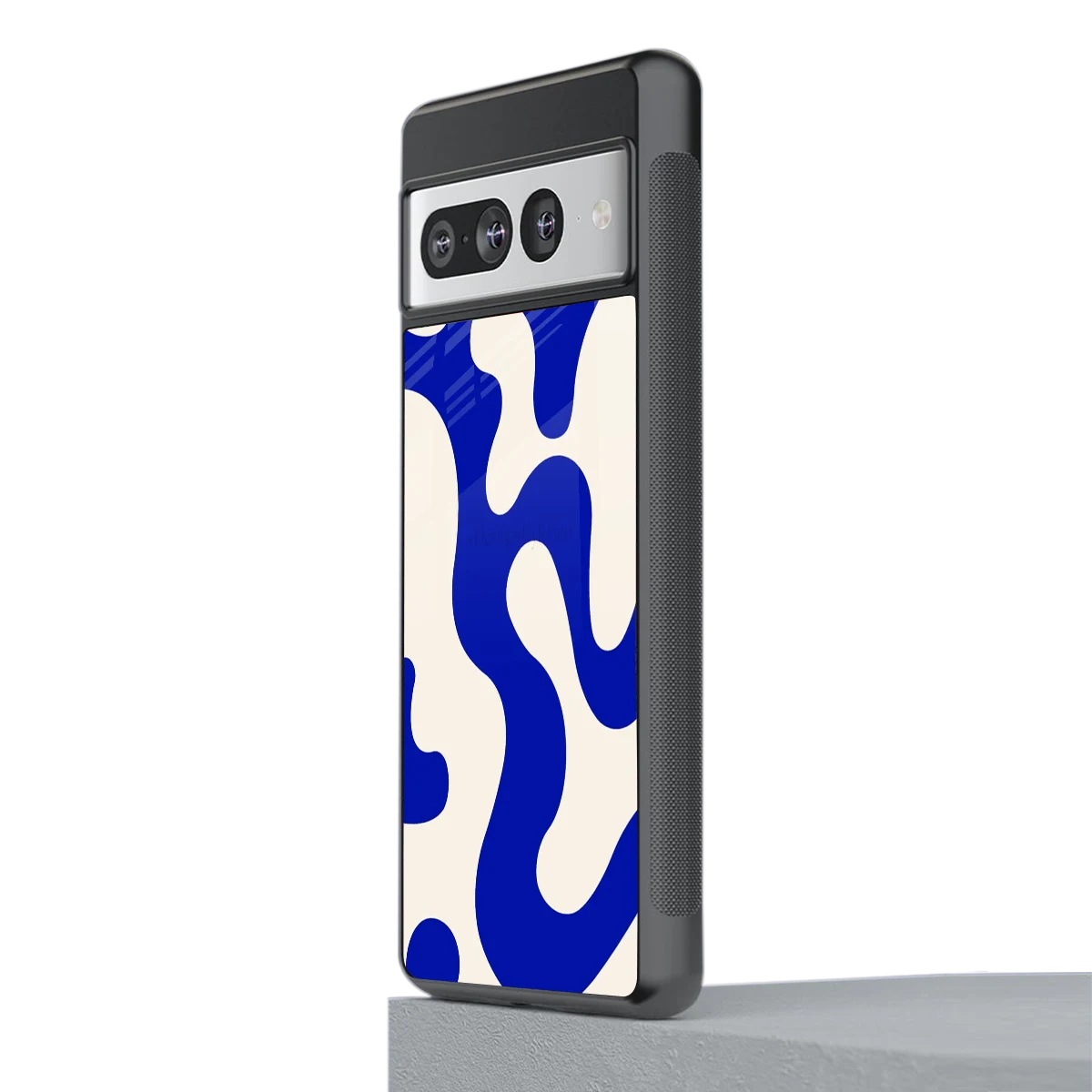 Blue Drift stylish phone case for google pixel 7 pro | glossy glass and slim fit