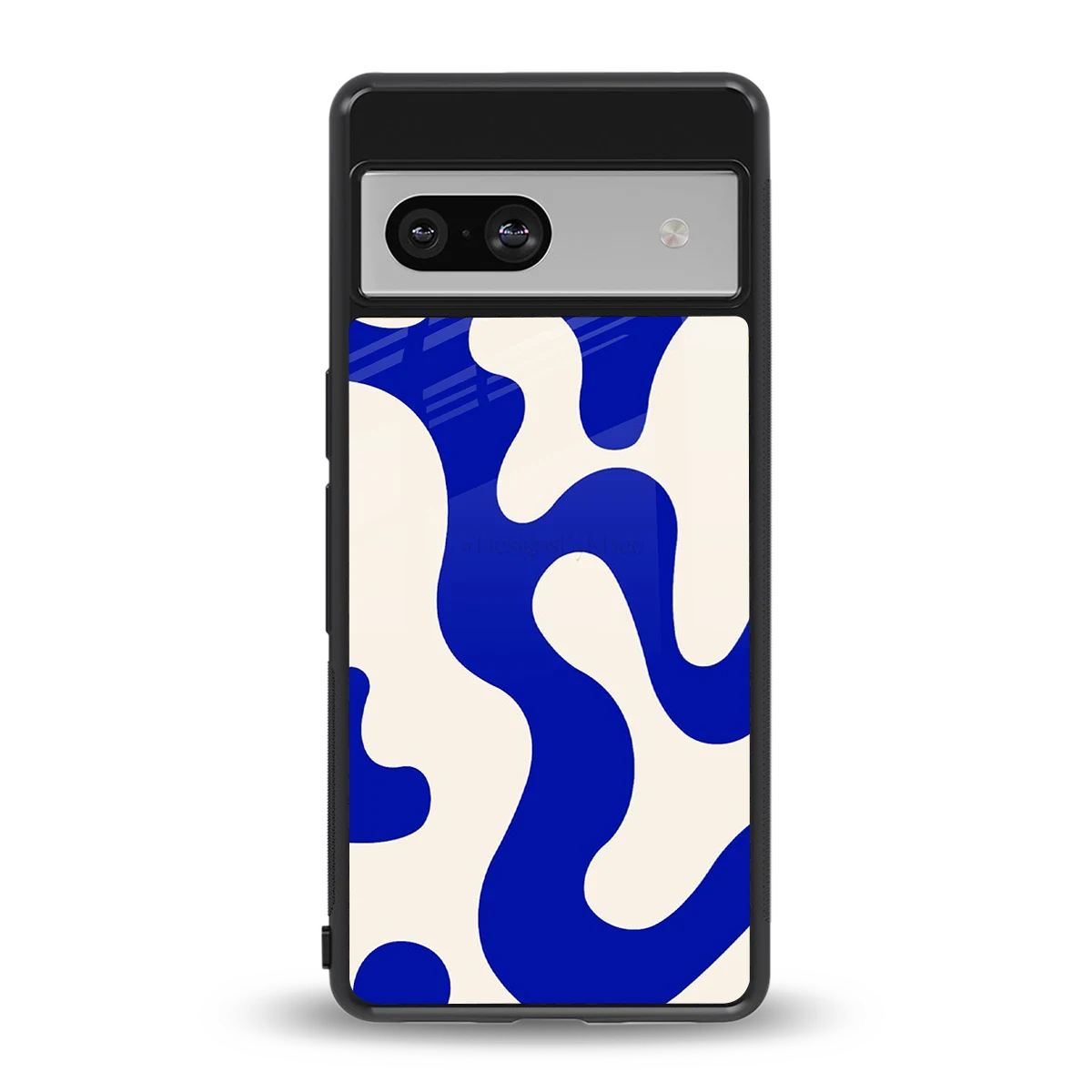 Blue Drift back phone cover | glass case for google pixel 7a