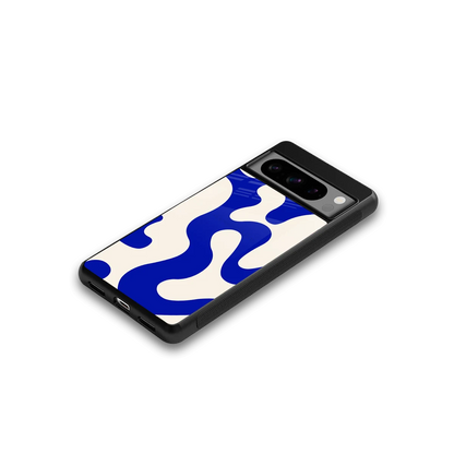 Blue Drift google pixel 8 pro mobile cover | shockproof glass phone case