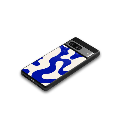 Blue Drift google pixel 8 mobile cover | shockproof glass phone case
