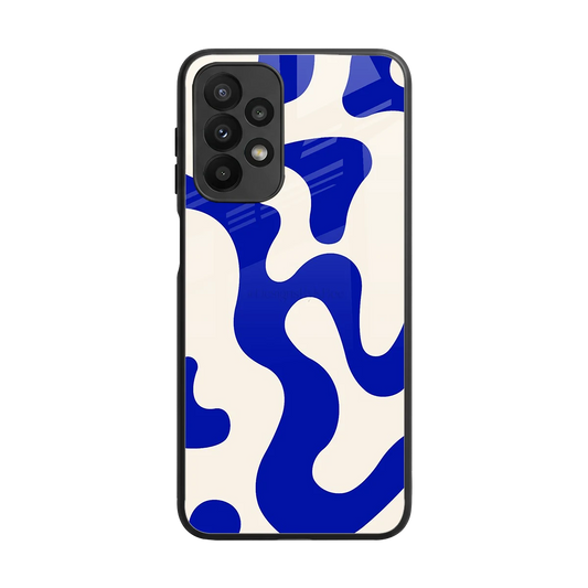 Blue Drift back phone cover | glass case for samsung galaxy a23