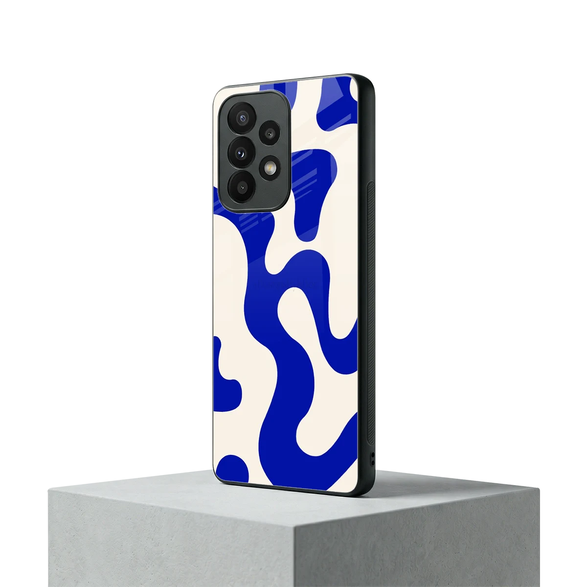 Blue Drift samsung galaxy a23 mobile cover | shockproof glass phone case