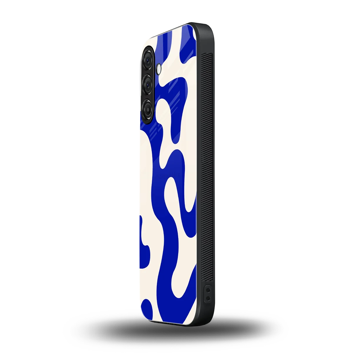 Blue Drift samsung galaxy a55 5g mobile cover | shockproof glass phone case