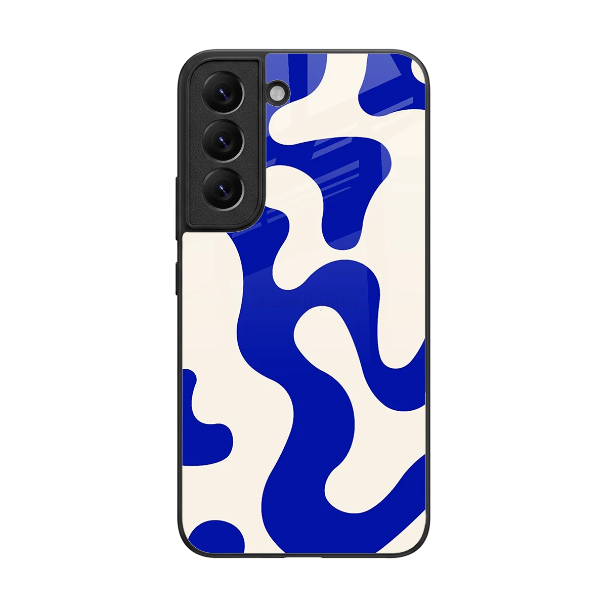 Blue Drift back phone cover | glass case for samsung galaxy s22