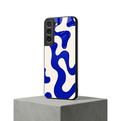 Blue Drift samsung galaxy s22 mobile cover | shockproof glass phone case