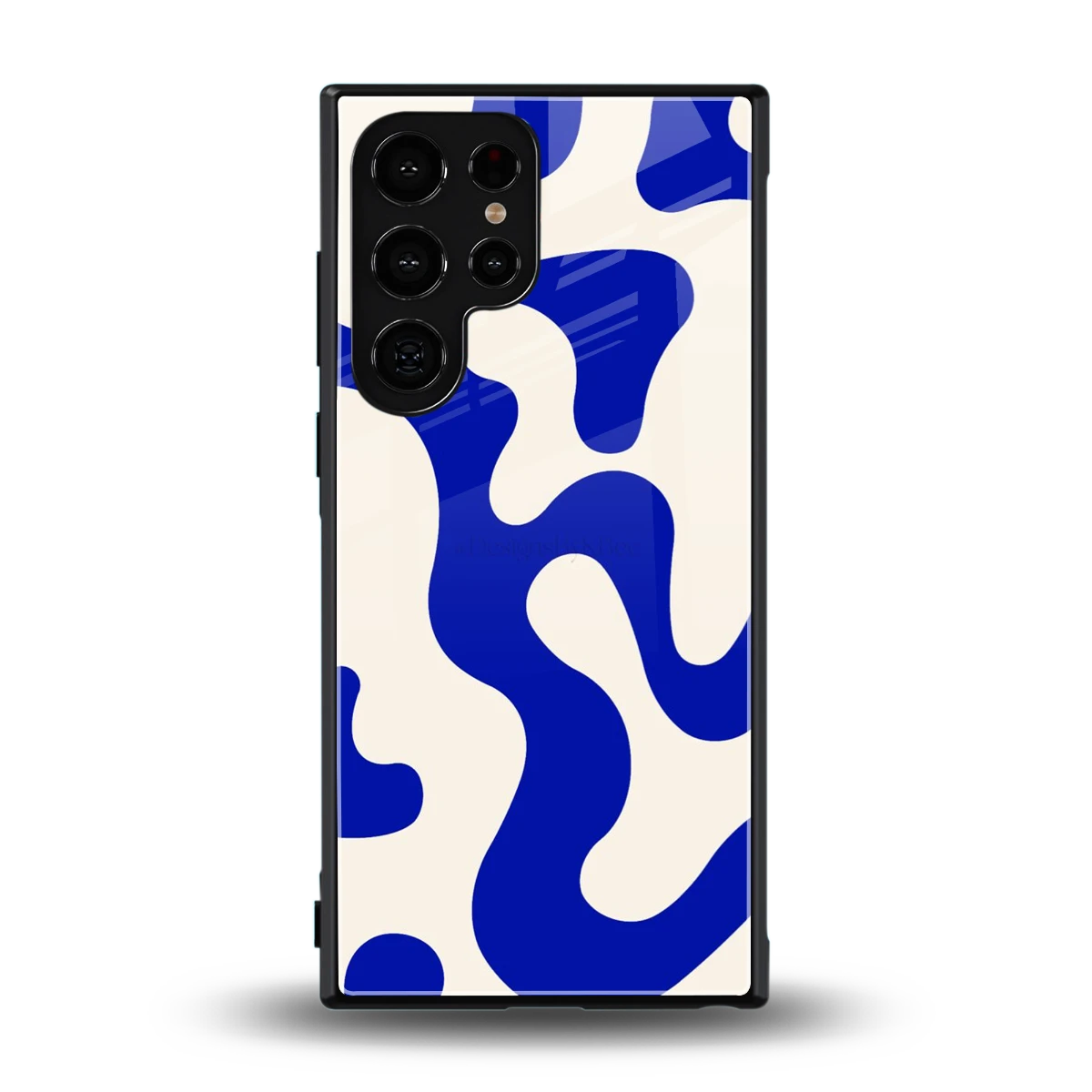 Blue Drift back phone cover | glass case for samsung galaxy s24 ultra
