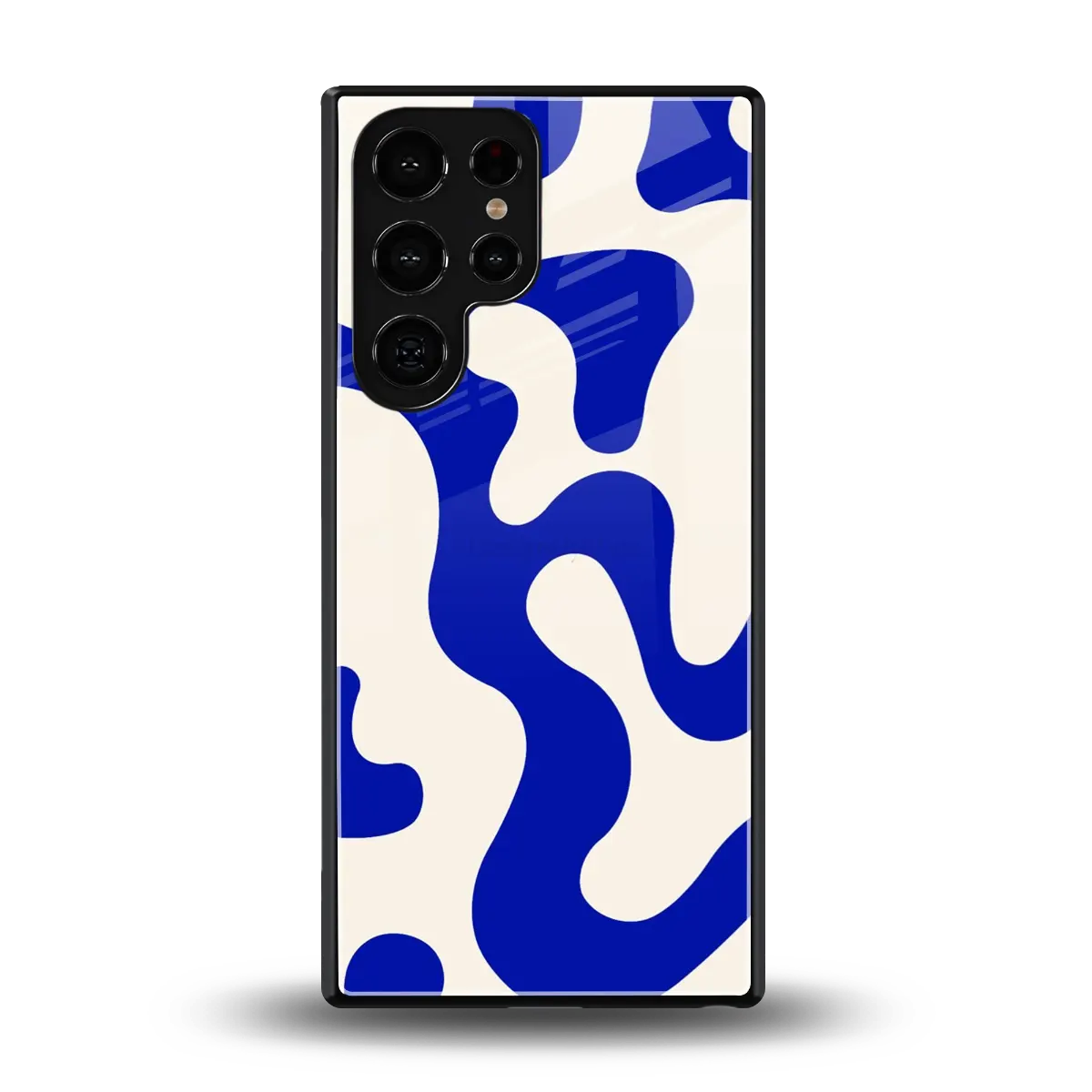 Blue Drift back phone cover | glass case for samsung galaxy s25 ultra