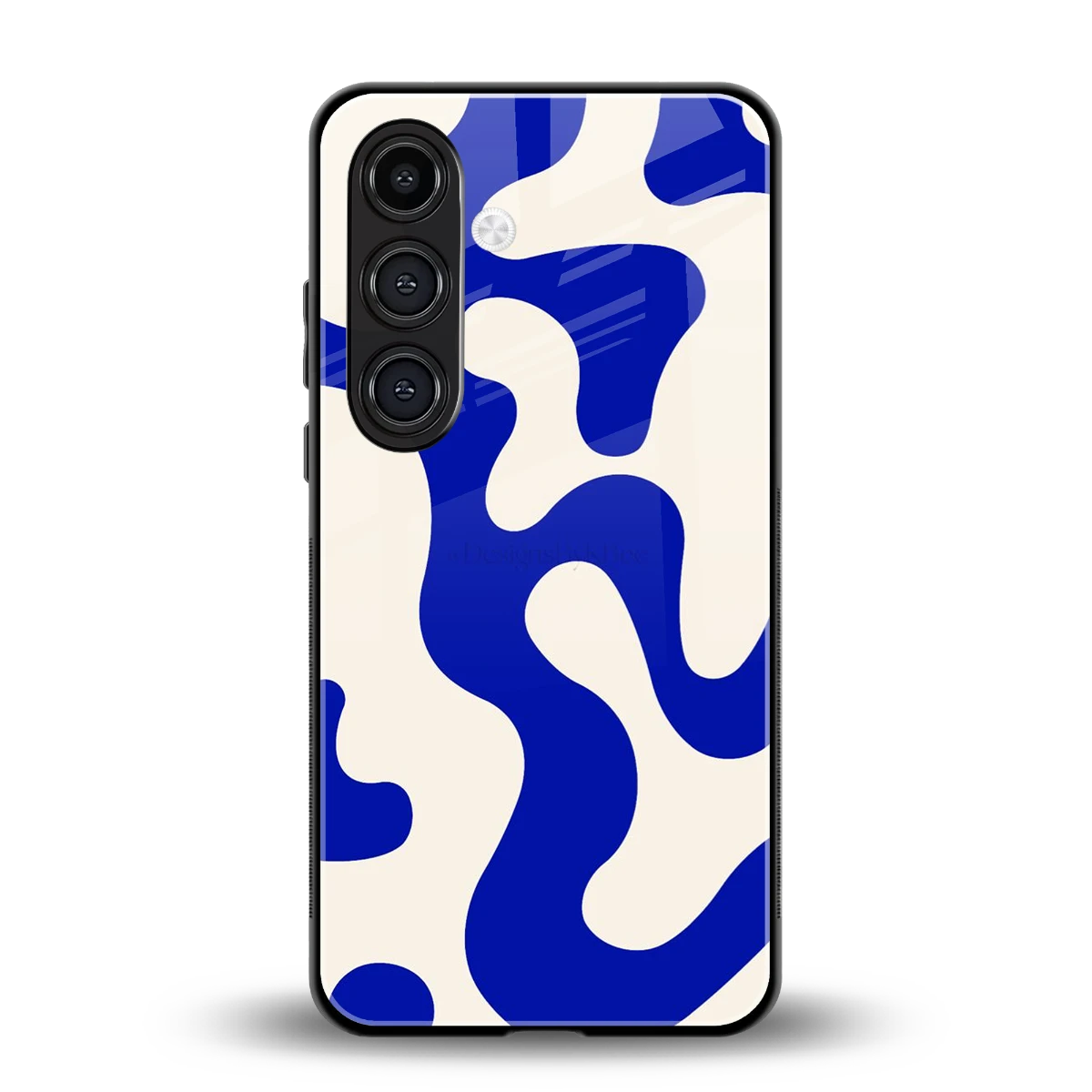 Blue Drift back phone cover | glass case for samsung galaxy s25 plus