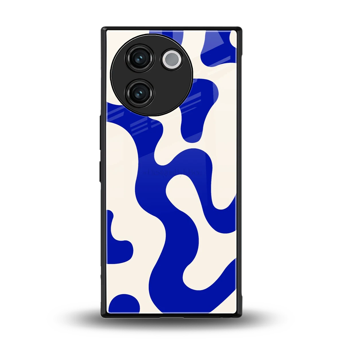 Blue Drift back phone cover | glass case for vivo v30e