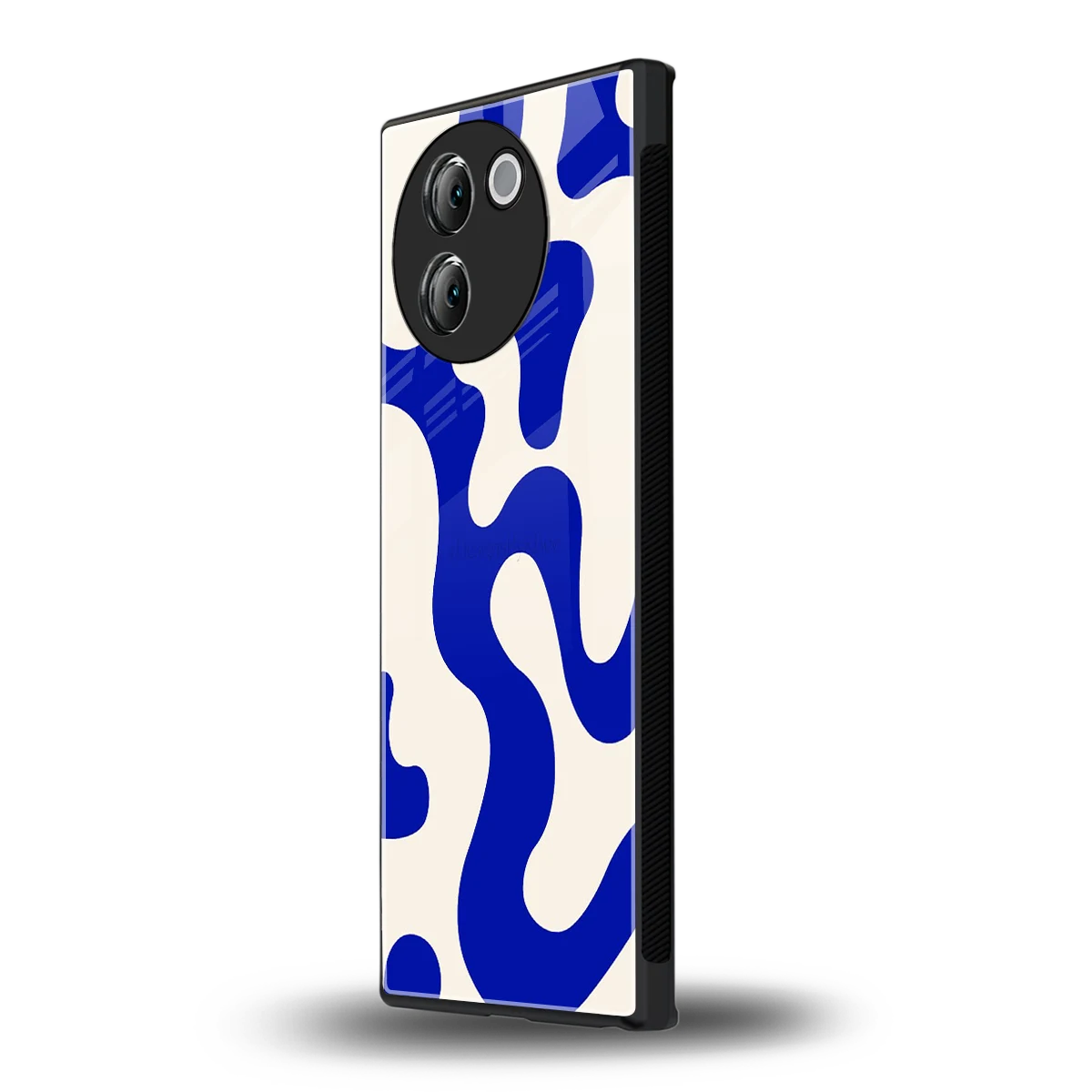 Blue Drift vivo v30e mobile cover | shockproof glass phone case