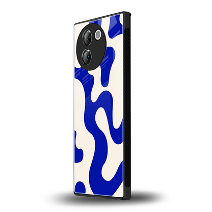 Blue Drift vivo v30e mobile cover | shockproof glass phone case