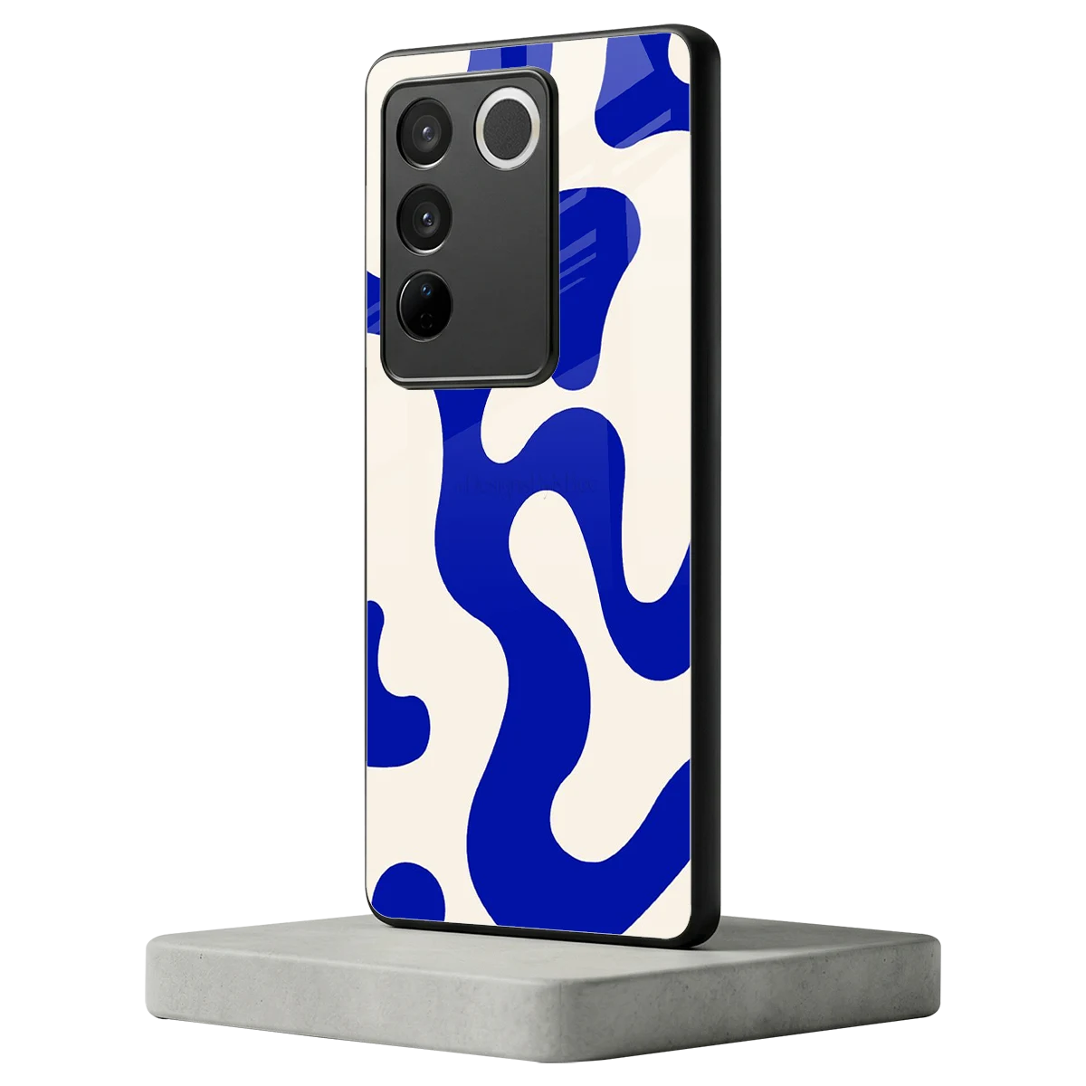 Blue Drift vivo v27 5g mobile cover | shockproof glass phone case