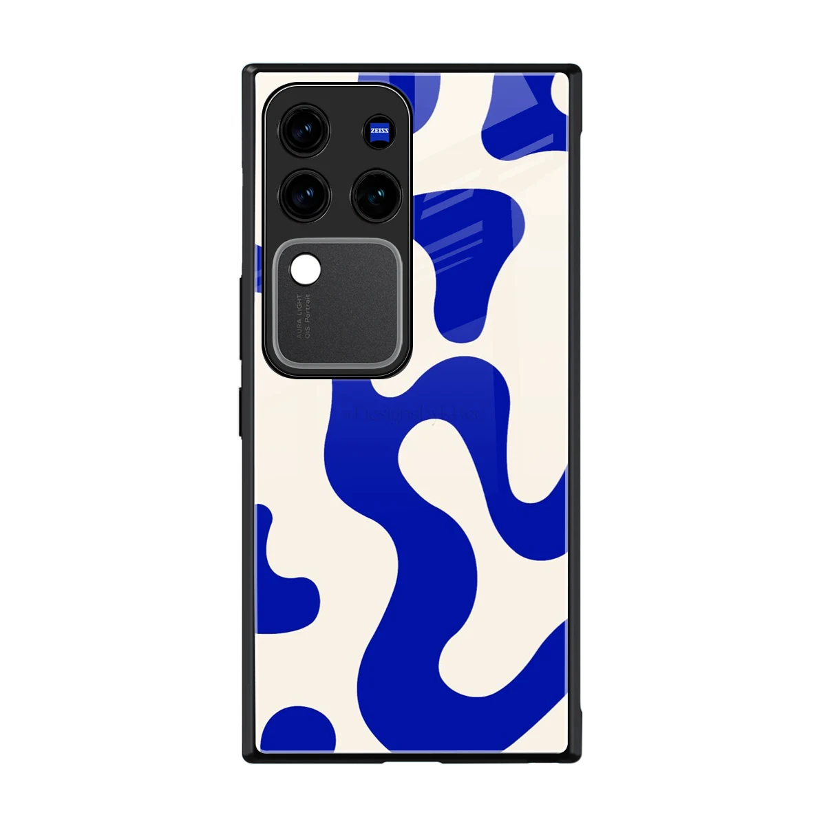 Blue Drift back phone cover | glass case forvivo v30 pro