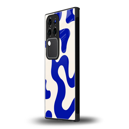 Blue Driftvivo v30 pro mobile cover | shockproof glass phone case