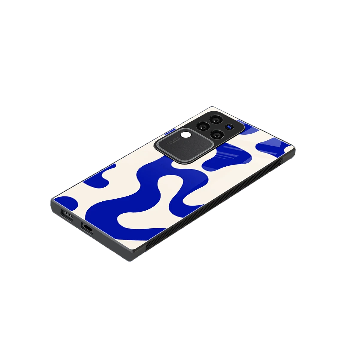 Blue Drift stylish phone case forvivo v30 pro | glossy glass and slim fit