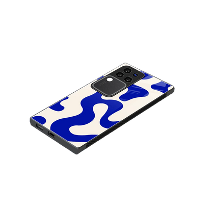 Blue Drift stylish phone case forvivo v30 pro | glossy glass and slim fit