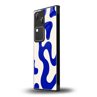 Blue Drift vivo v30 mobile cover | shockproof glass phone case