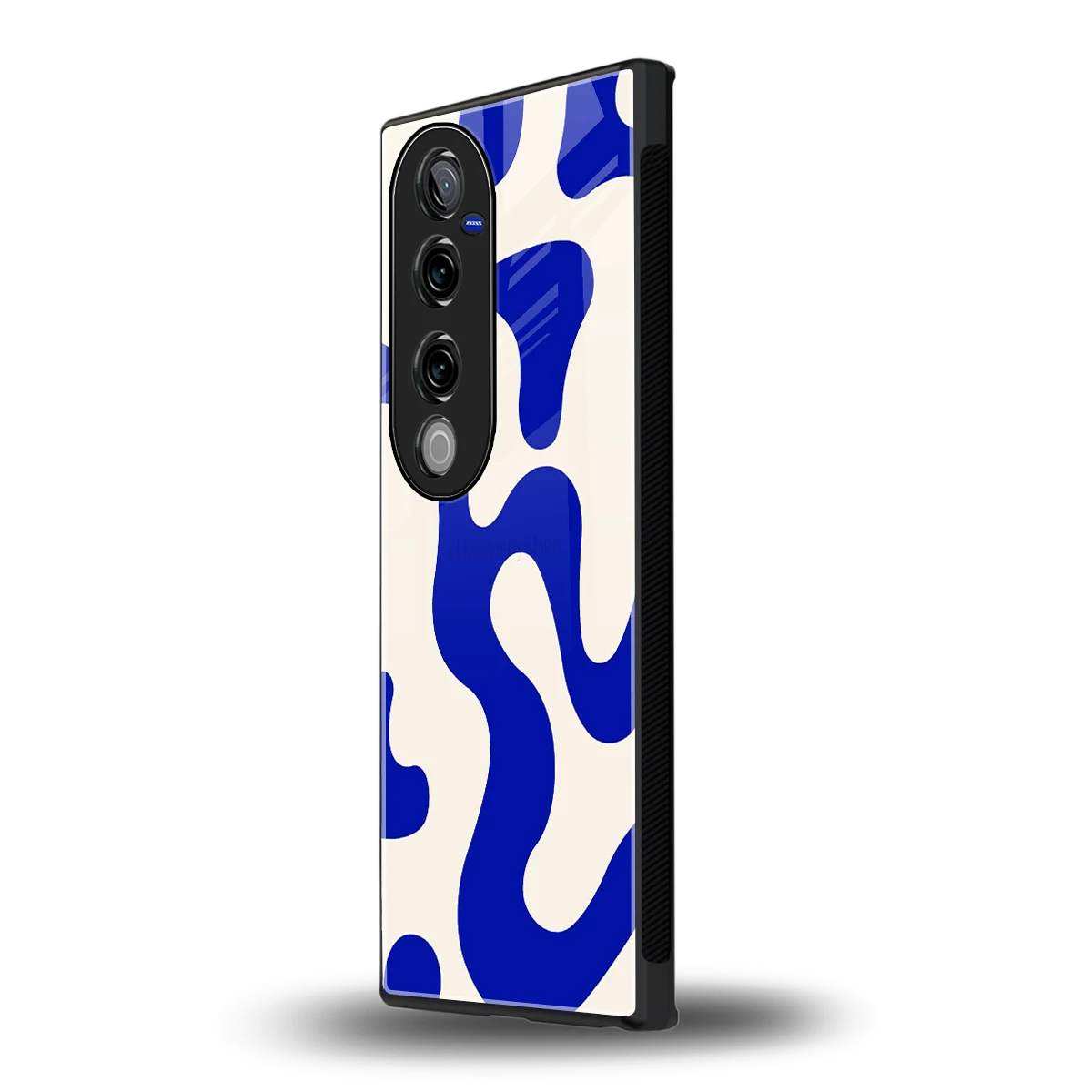 Blue Drift vivo v40 pro mobile cover | shockproof glass phone case