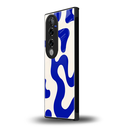 Blue Drift vivo v40 pro mobile cover | shockproof glass phone case
