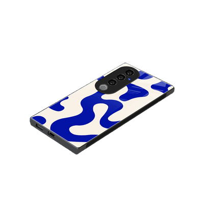 Blue Drift stylish phone case for vivo v40 pro | glossy glass and slim fit