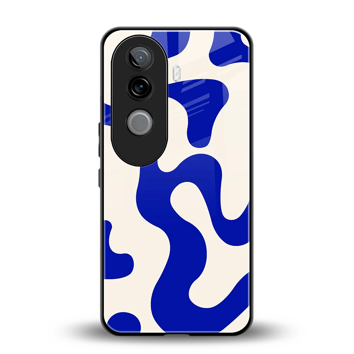 Blue Drift back phone cover | glass case for vivo v40e