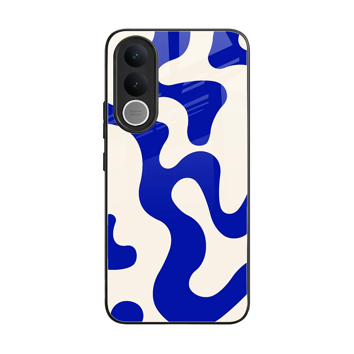 Blue Drift back phone cover | glass case for vivo v70 fe
