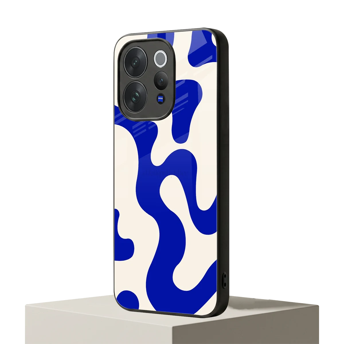 Blue Drift vivo v70 elite mobile cover | shockproof glass phone case