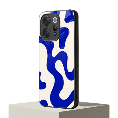 Blue Drift vivo v70 elite mobile cover | shockproof glass phone case