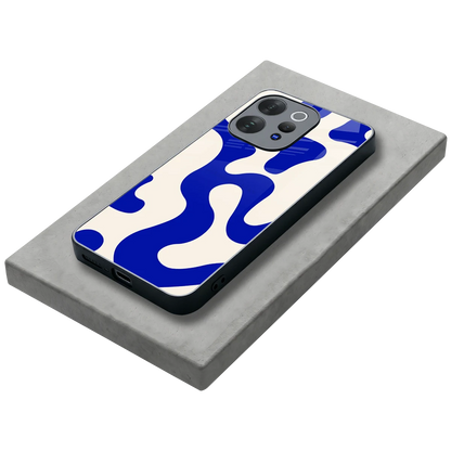 Blue Drift stylish phone case for vivo v70 elite | glossy glass and slim fit
