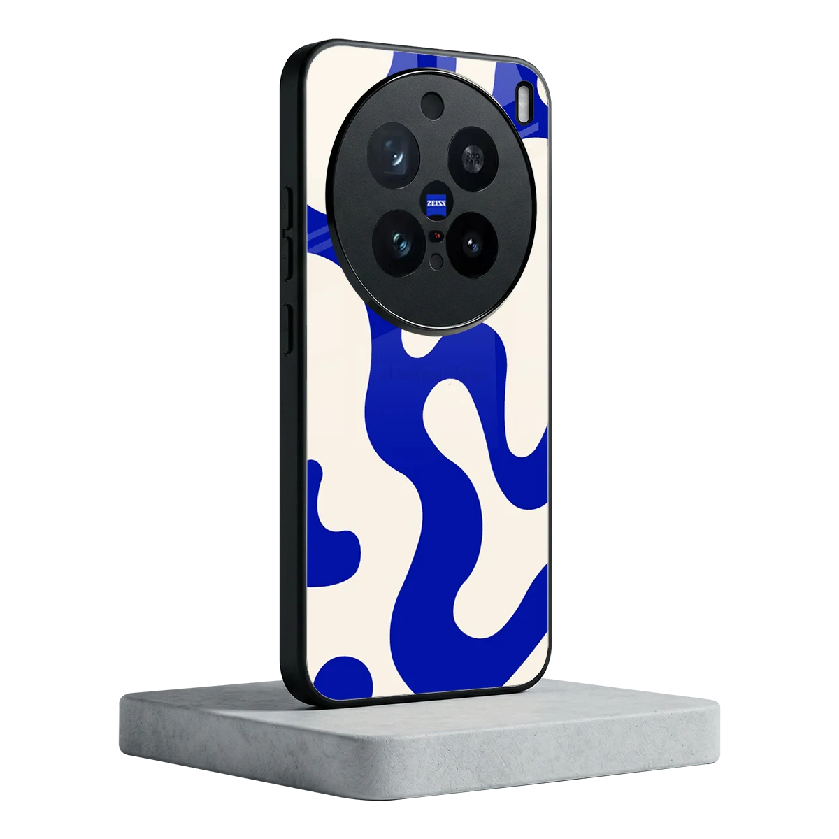 Blue Drift vivo x200 pro mobile cover | shockproof glass phone case