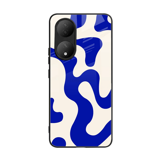 Blue Drift back phone cover | glass case for Vivo-y100