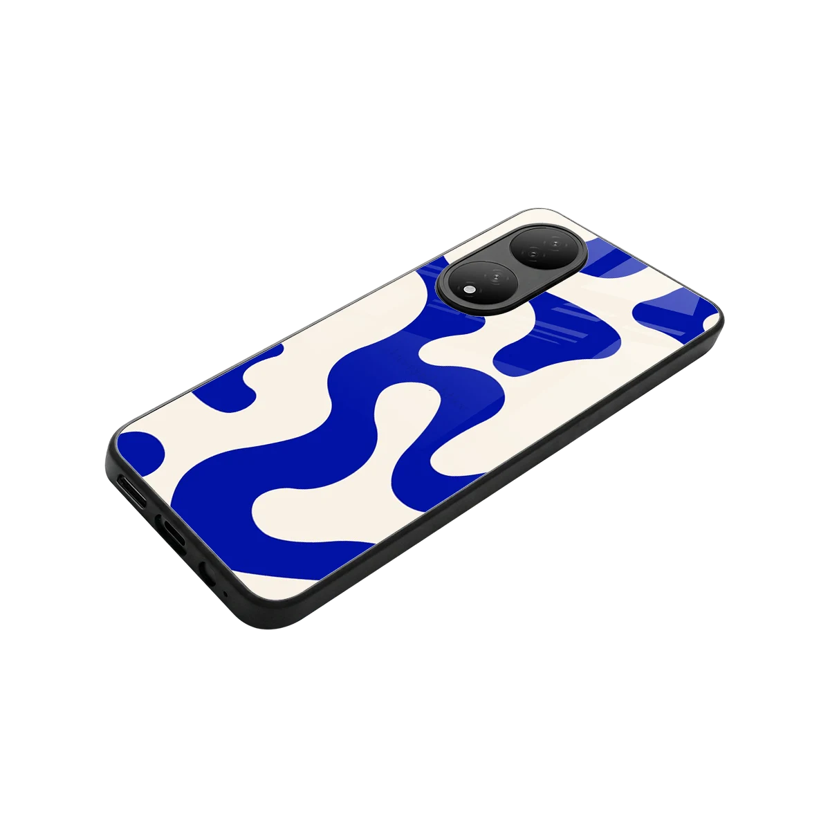 Blue Drift stylish phone case for Vivo-y100 | glossy glass and slim fit