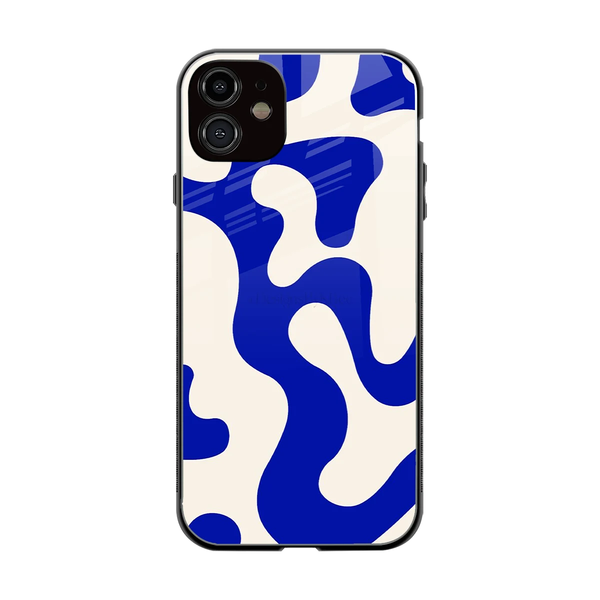 Blue Drift back phone cover | glass case for iphone 11