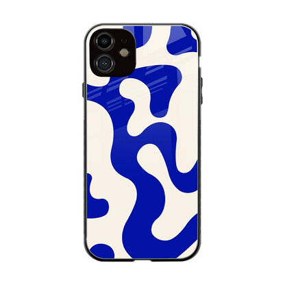 Blue Drift back phone cover | glass case for iphone 11