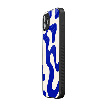 Blue Drift iphone 12 mobile cover | shockproof glass phone case