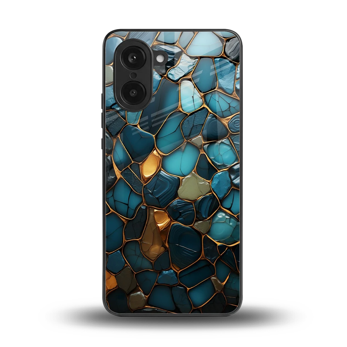 Blue Mirage back phone cover | glass case for oneplus nord ce5 5g