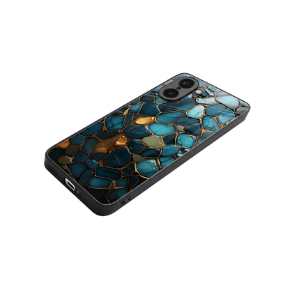 Blue Mirage stylish phone case for oneplus nord ce5 5g | glossy glass and slim fit