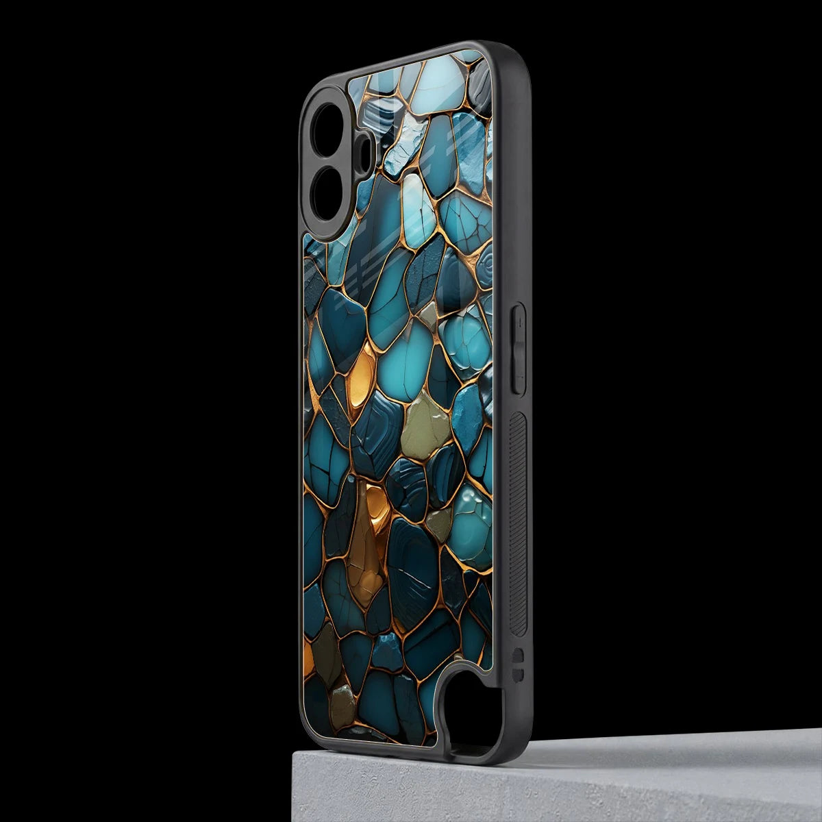 Blue Mirage cmf nothing phone 1 mobile cover | shockproof glass phone case