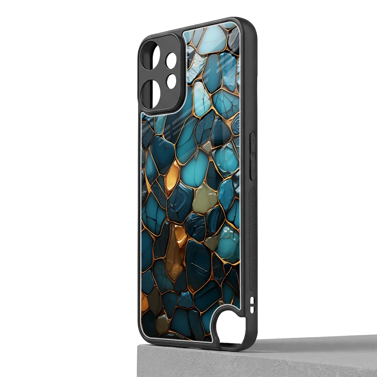 Blue Mirage cmf nothing phone 2 pro mobile cover | shockproof glass phone case