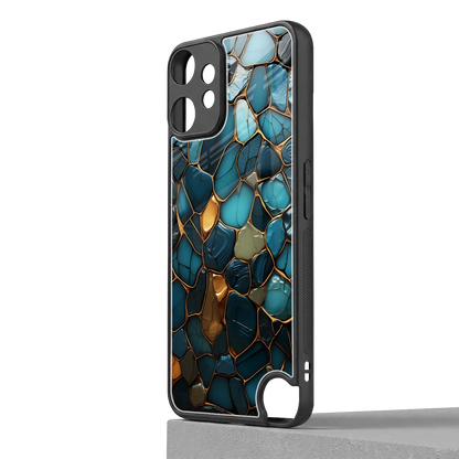 Blue Mirage cmf nothing phone 2 pro mobile cover | shockproof glass phone case