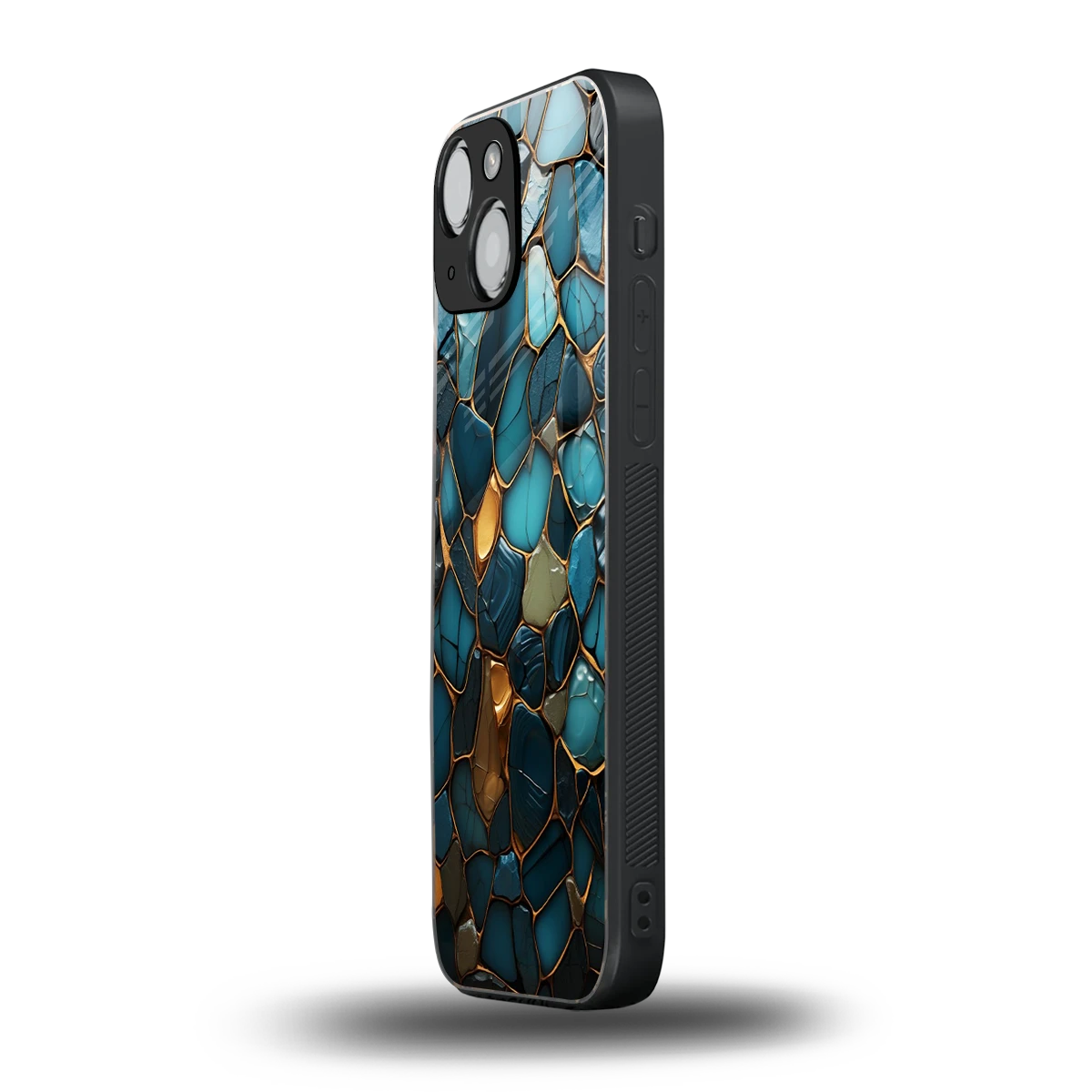 Blue Mirage iphone 12 mini mobile cover | shockproof glass phone case