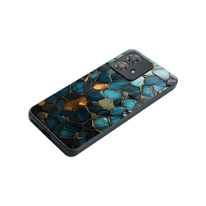 Blue Mirage stylish phone case for motorola edge 40 neo 5g | glossy glass and slim fit