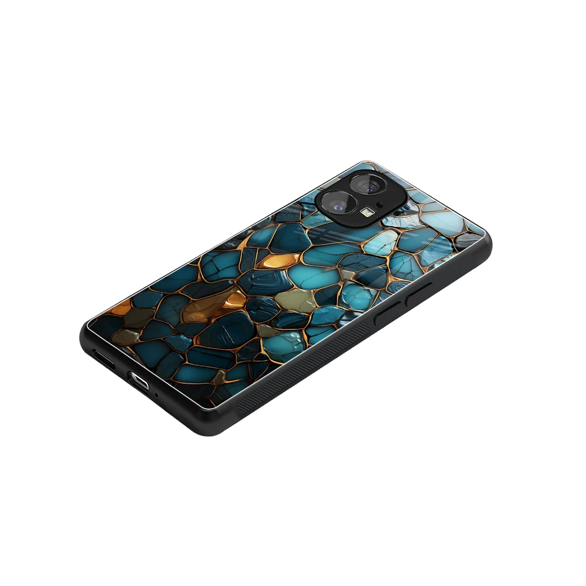 Blue Mirage stylish phone case for nothing phone 1 | glossy glass and slim fit